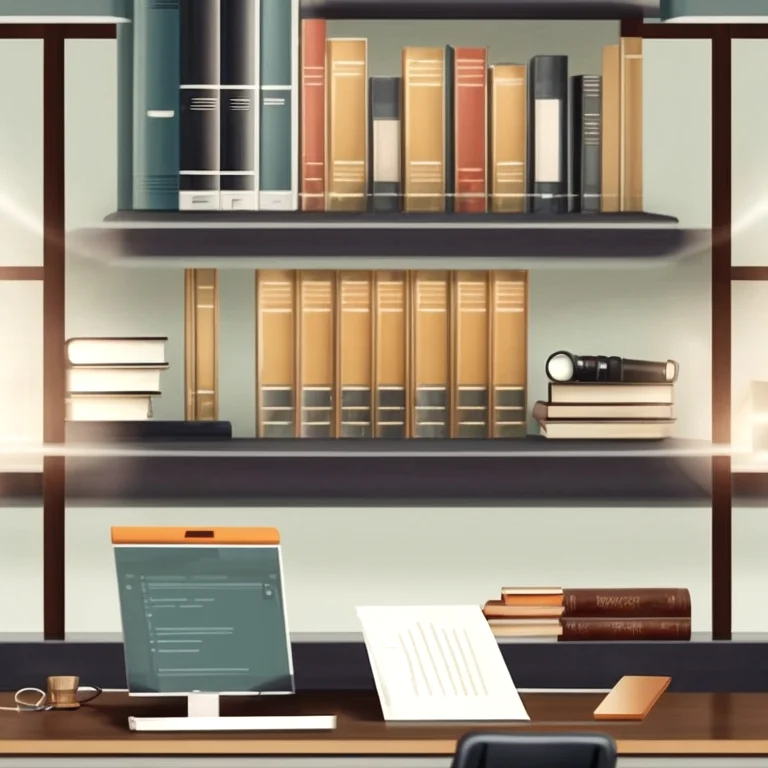 Legal documents and contract on desk